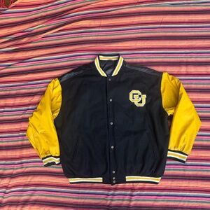 STEVE & BARRY'S Varsity Bomber Jacket Colorado Boulder